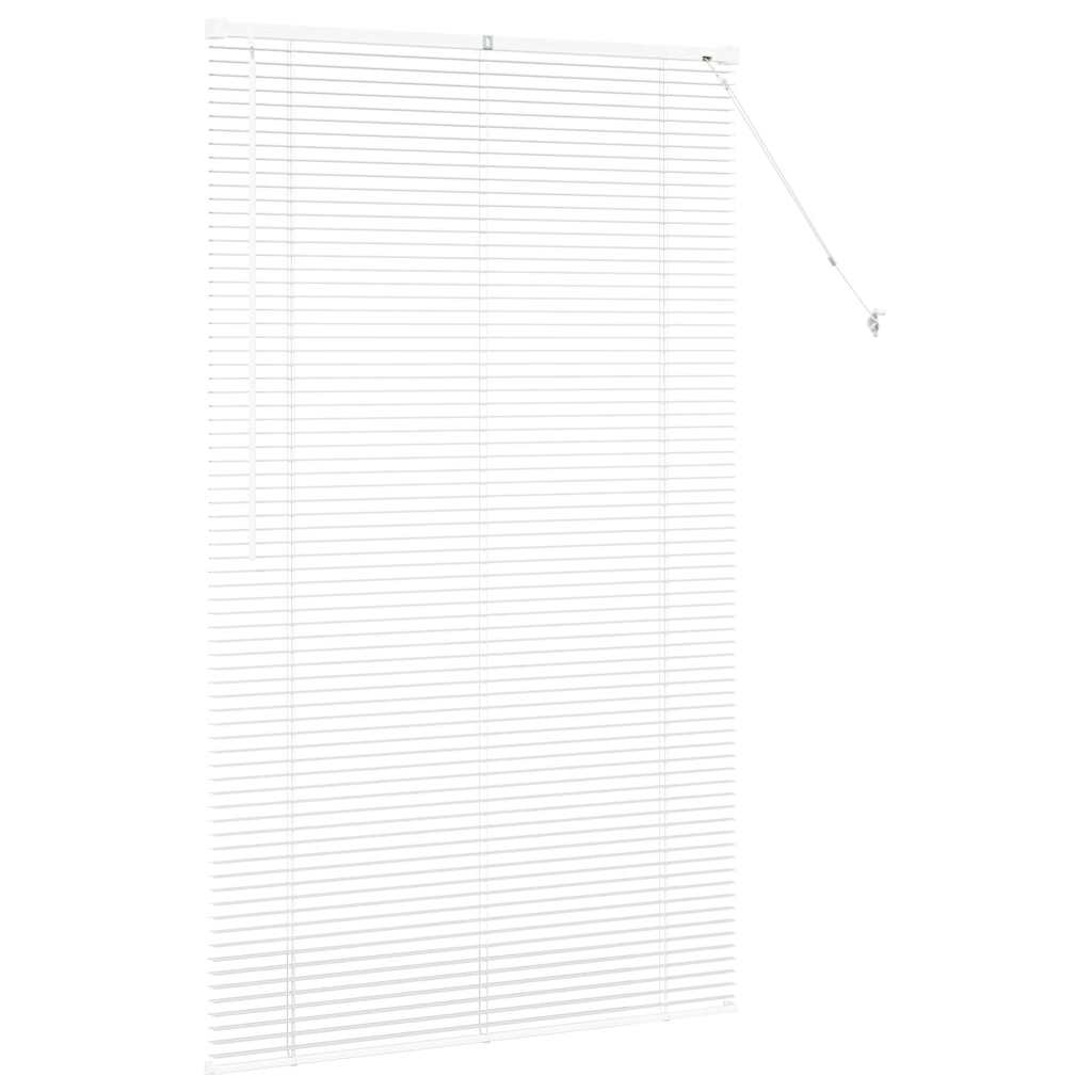 Persienner Hvid 175 x 100 cm 25 mm Aluminium
