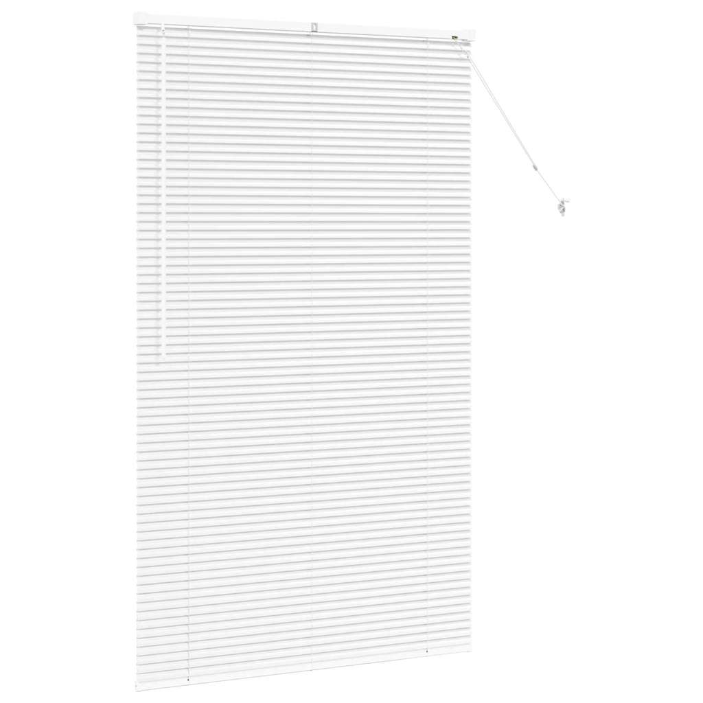 Persienner Hvid 175 x 105 cm 25 mm Aluminium