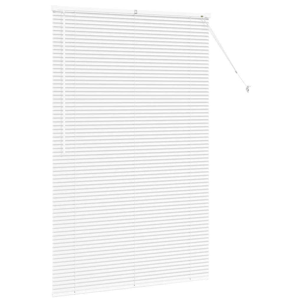 Persienner Hvid 175 x 115 cm 25 mm Aluminium