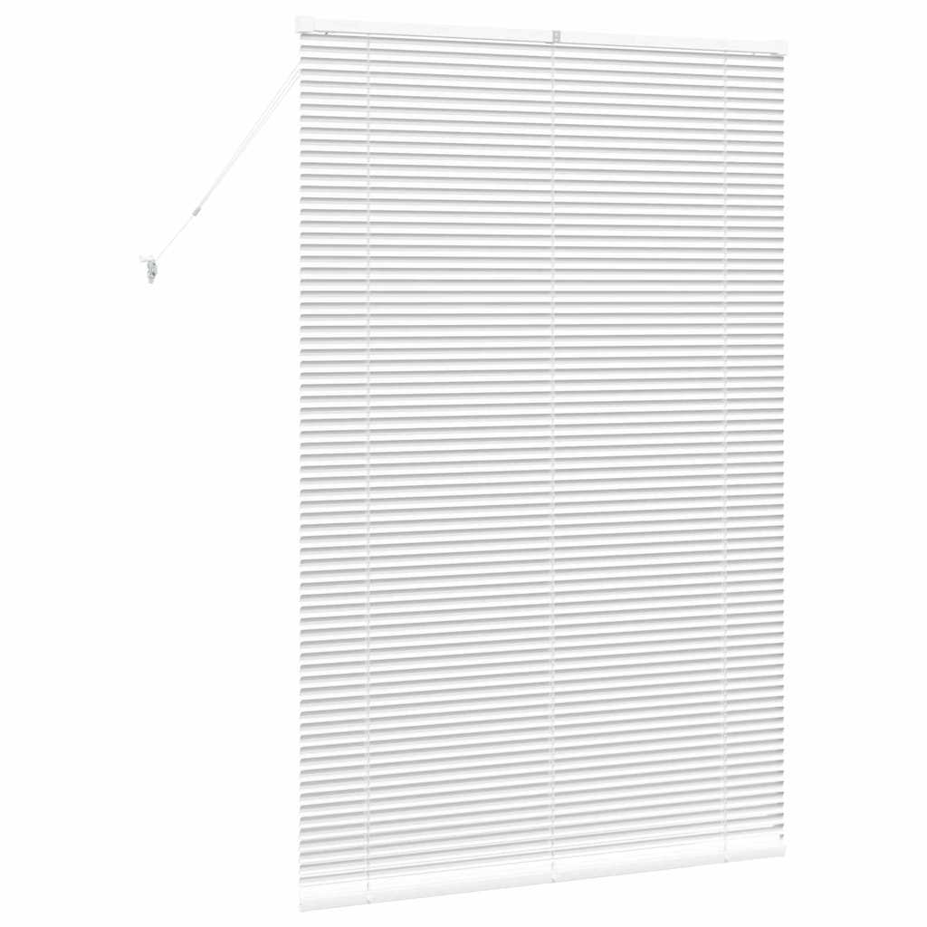 Persienner Hvid 175 x 120 cm 25 mm Aluminium