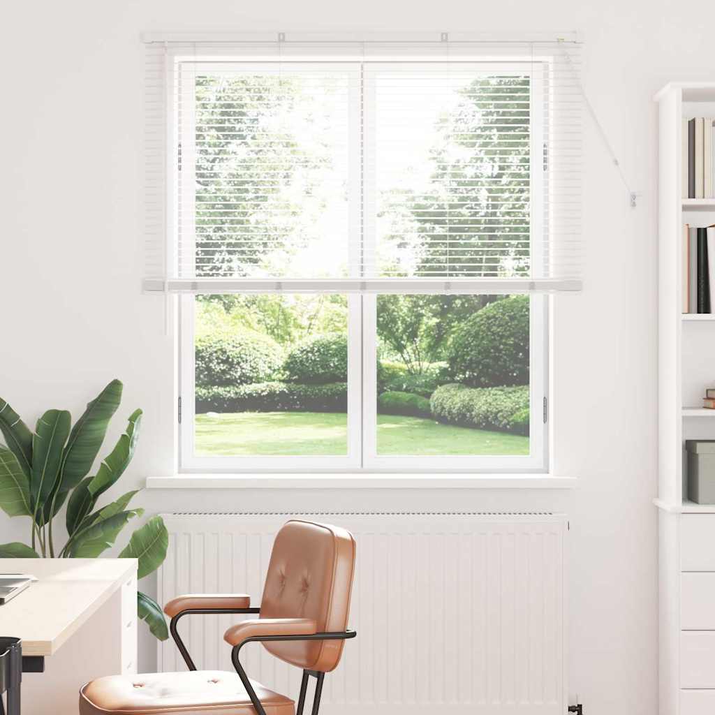 Persienner Hvid 175 x 130 cm 25 mm Aluminium