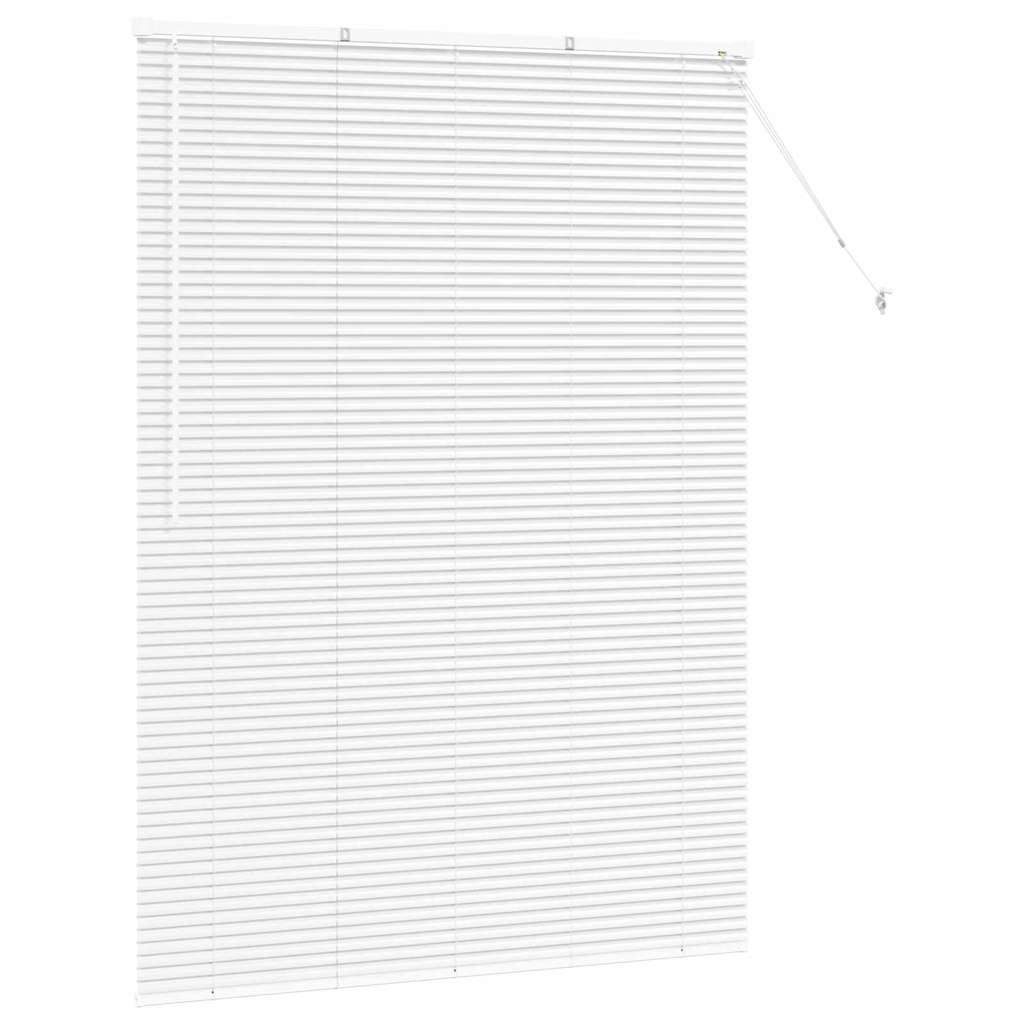 Persienner Hvid 175 x 135 cm 25 mm Aluminium
