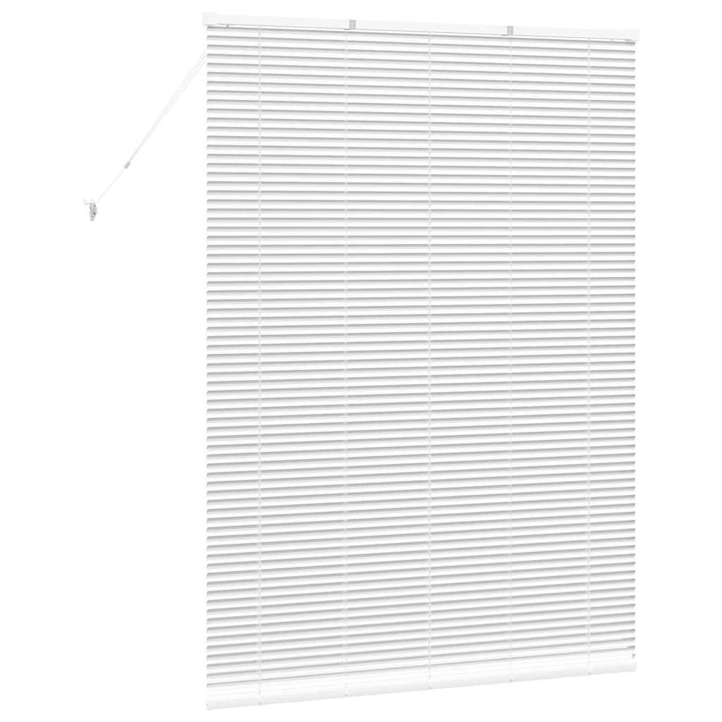 Persienner Hvid 175 x 135 cm 25 mm Aluminium