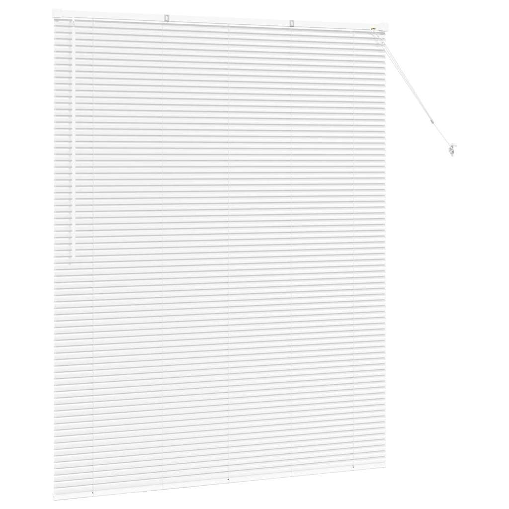 Persienner Hvid 175 x 145 cm 25 mm Aluminium