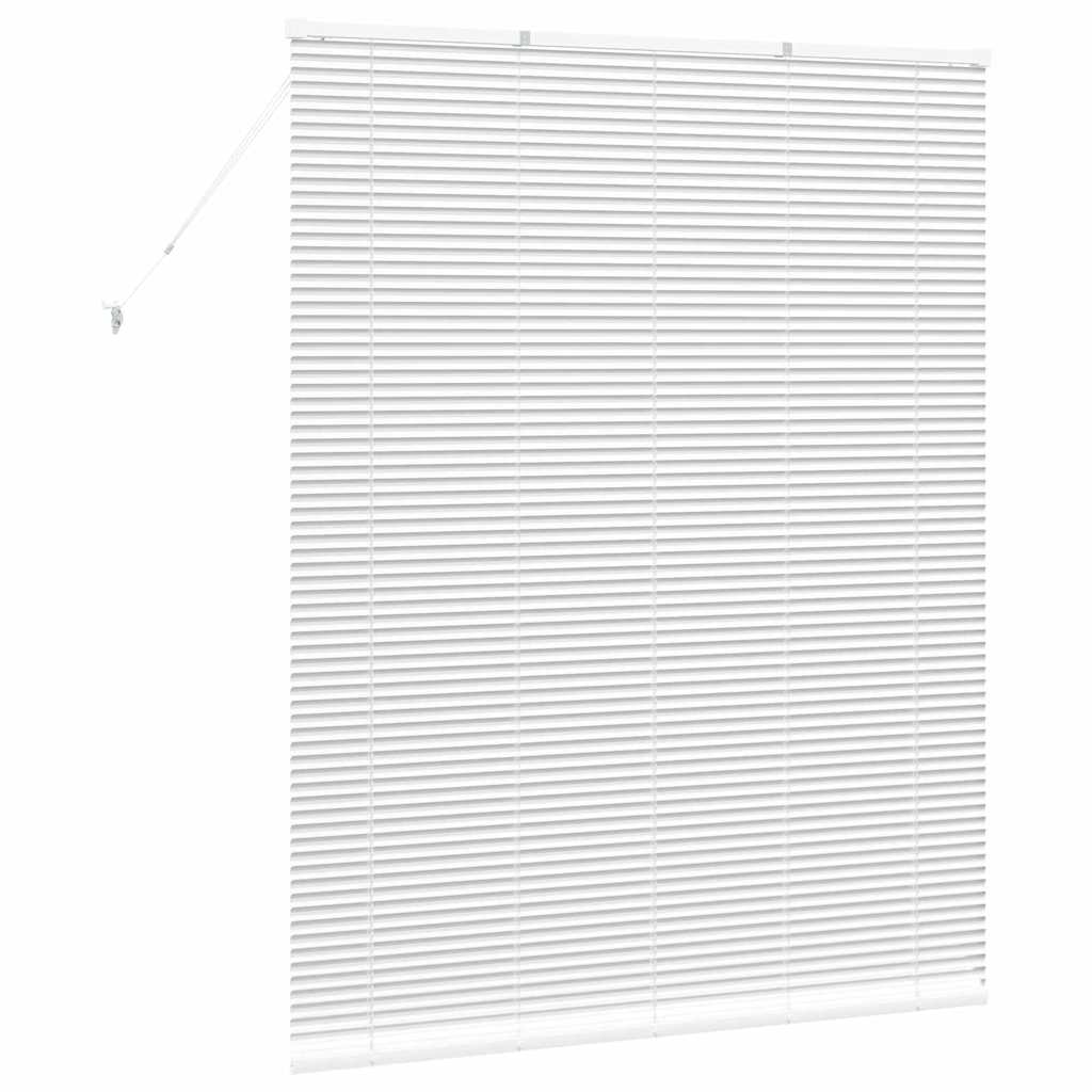 Persienner Hvid 175 x 145 cm 25 mm Aluminium