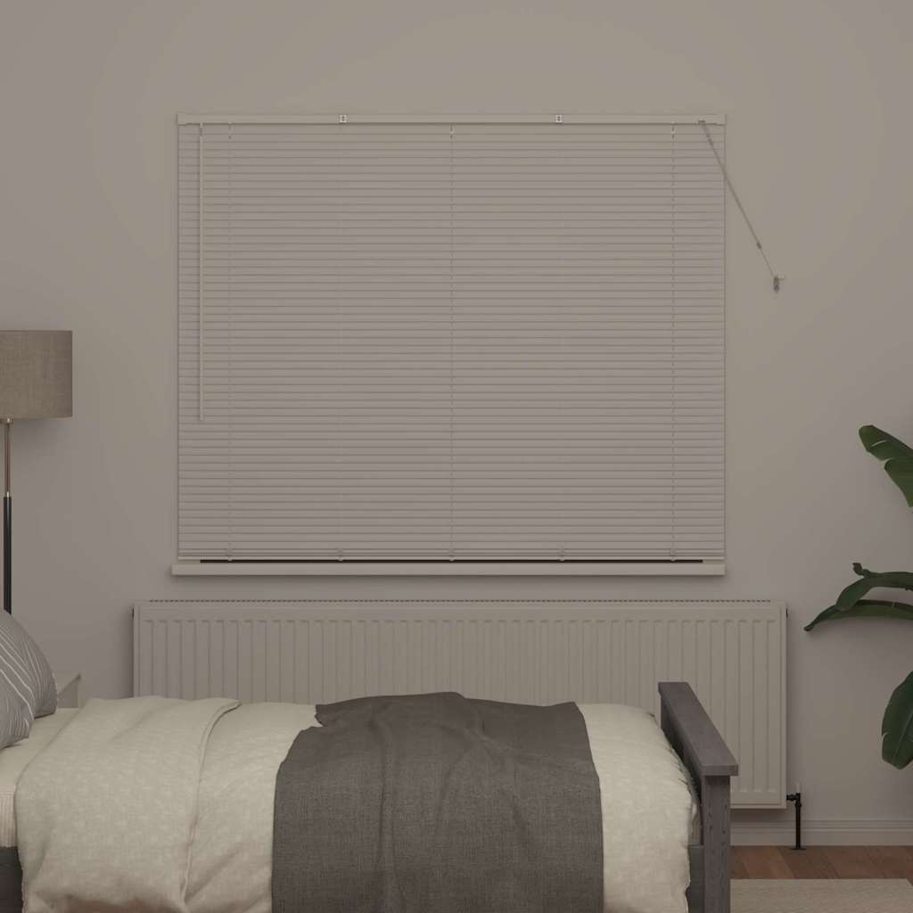 Persienner Hvid 175 x 160 cm 25 mm Aluminium