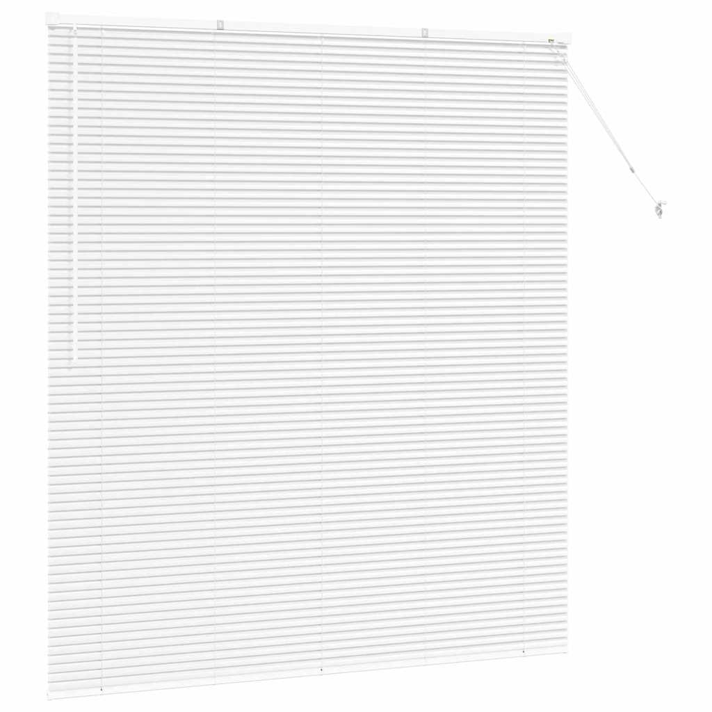 Persienner Hvid 175 x 160 cm 25 mm Aluminium
