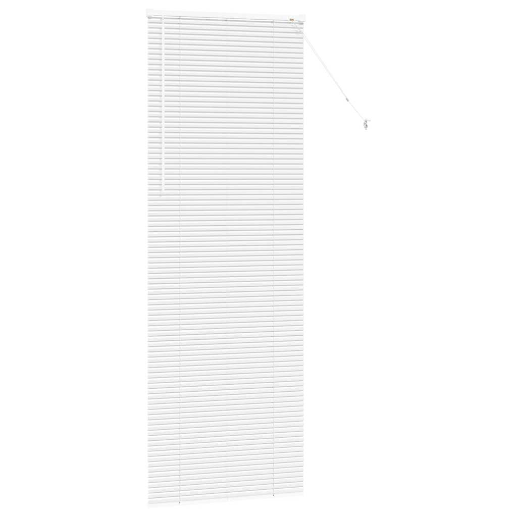 Persienner Hvid 220 x 80 cm 25 mm Aluminium