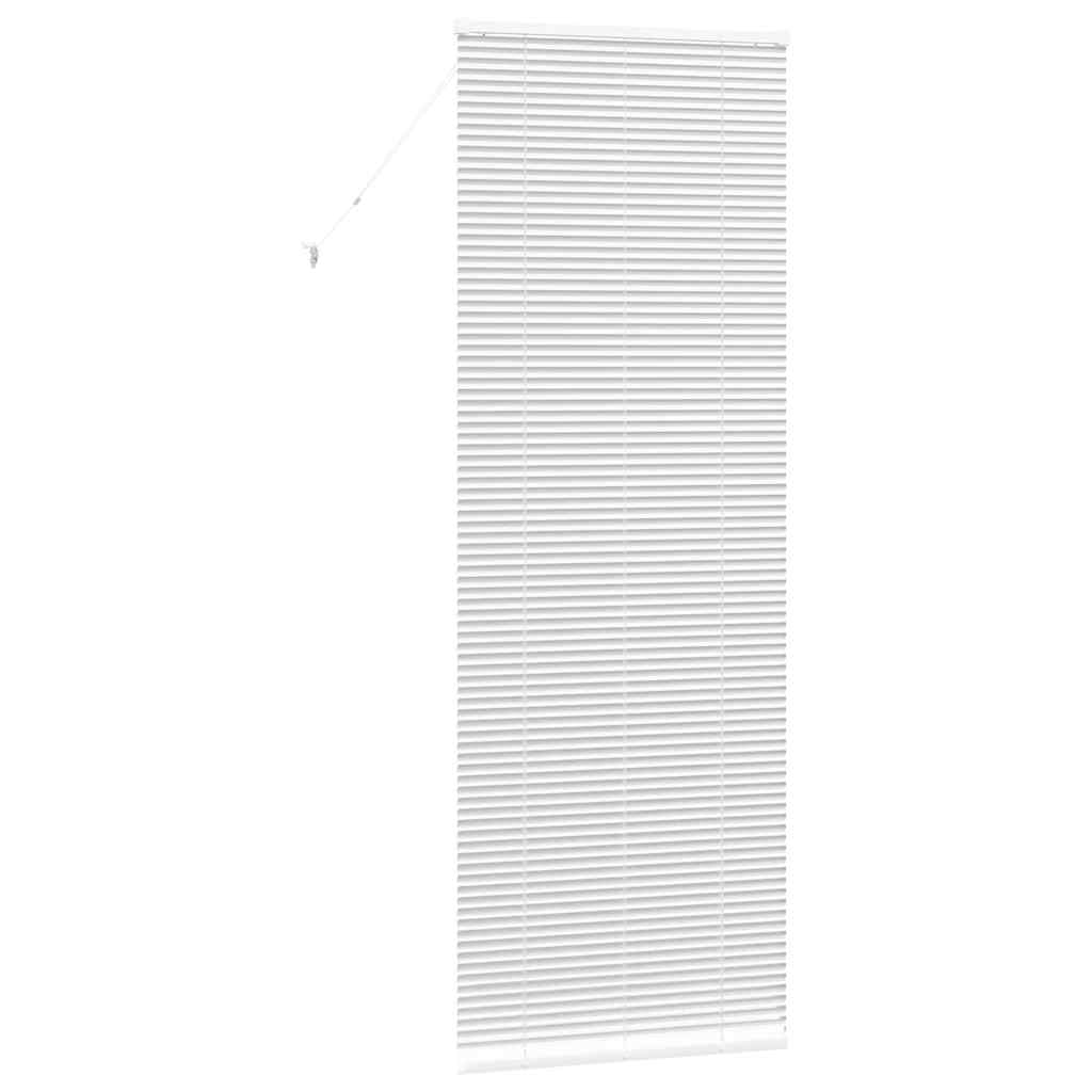 Persienner Hvid 220 x 80 cm 25 mm Aluminium