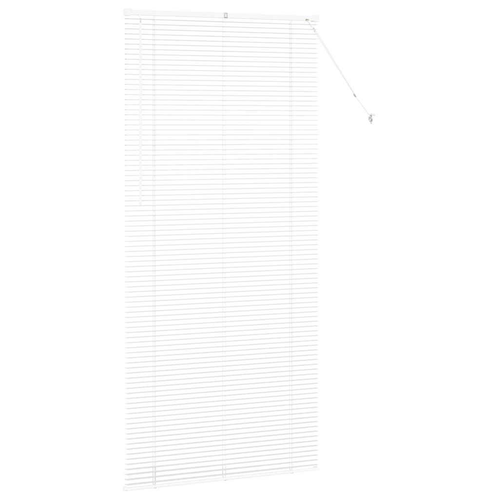 Persienner Hvid 220 x 105 cm 25 mm Aluminium