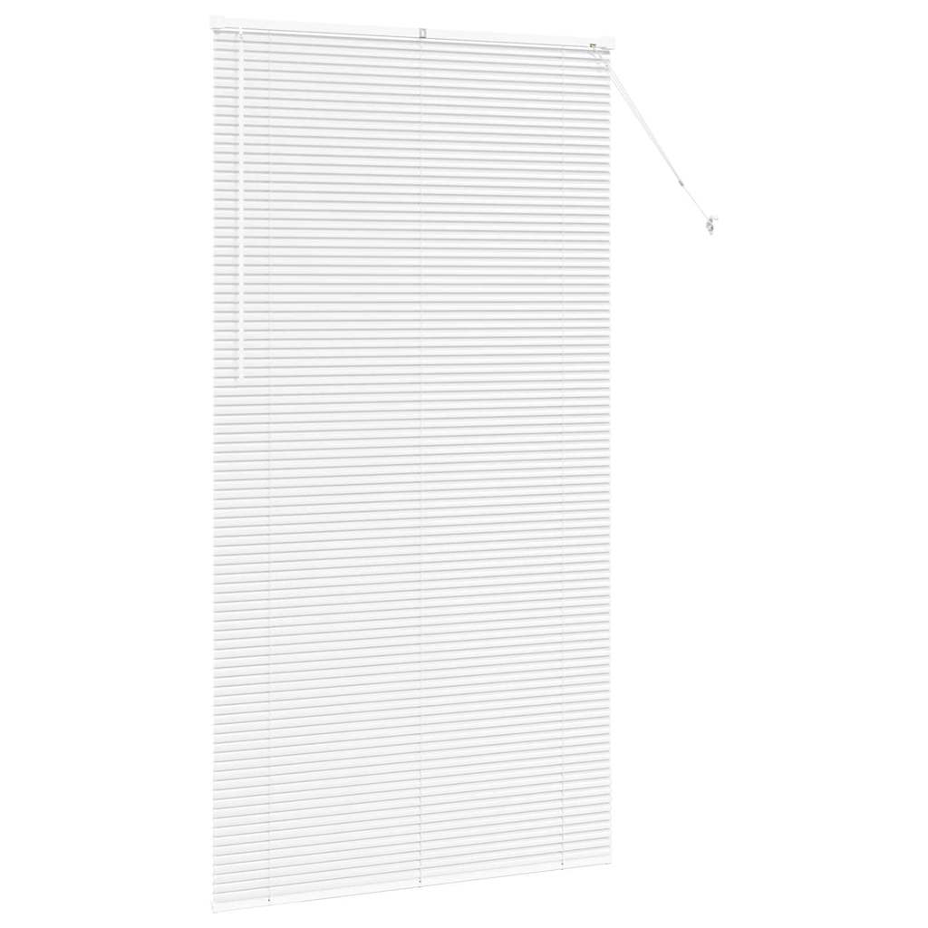 Persienner Hvid 220 x 110 cm 25 mm Aluminium
