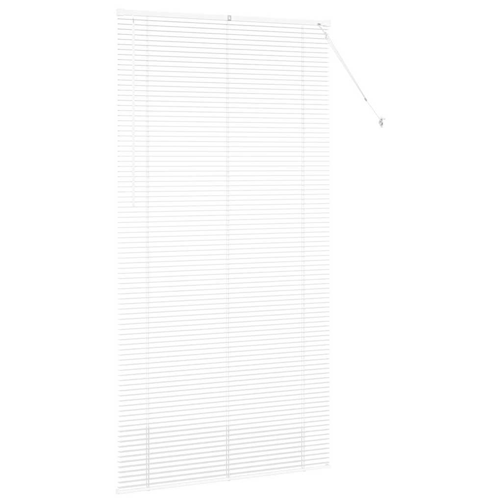 Persienner Hvid 220 x 110 cm 25 mm Aluminium