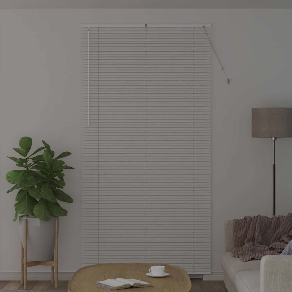 Persienner Hvid 220 x 115 cm 25 mm Aluminium