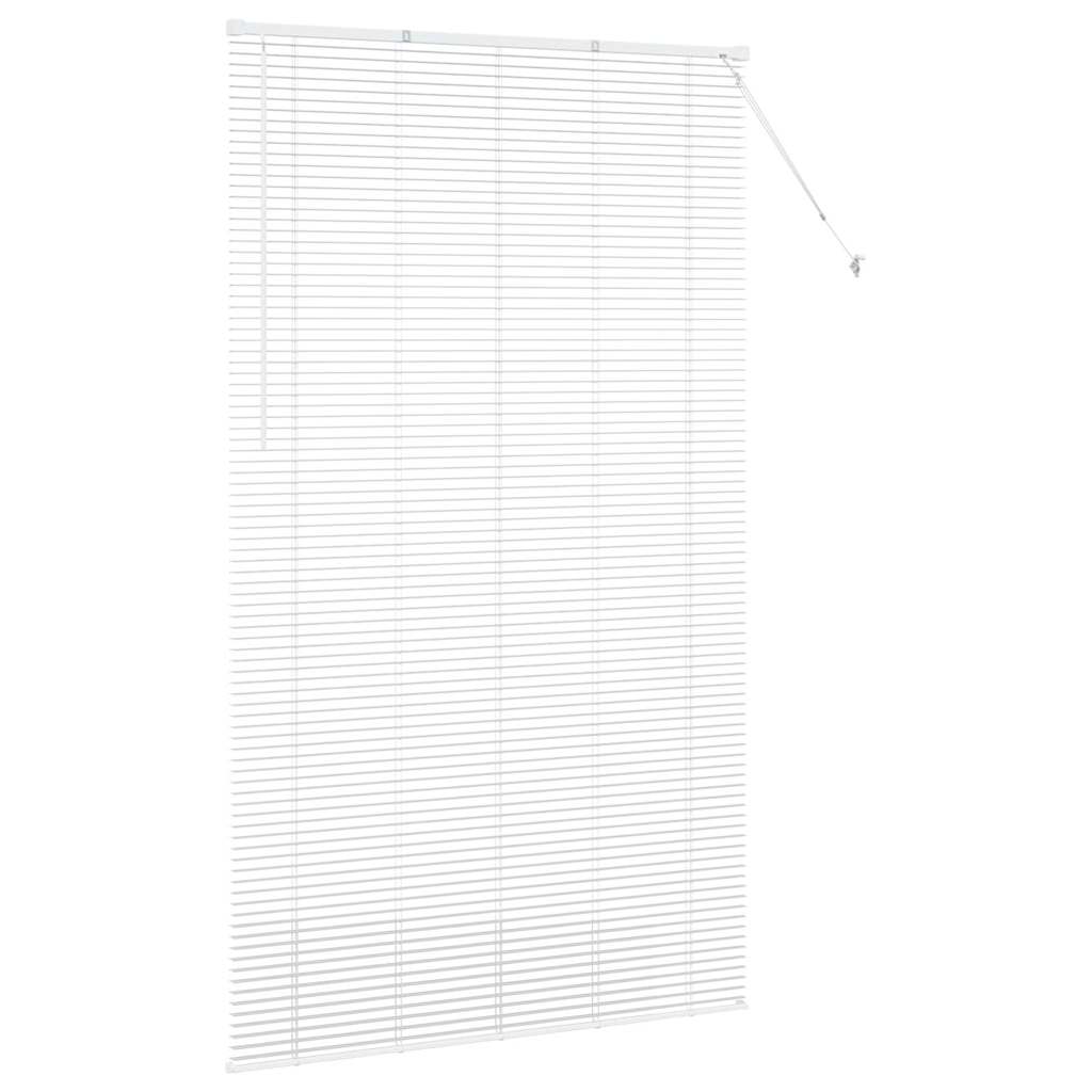 Persienner Hvid 220 x 135 cm 25 mm Aluminium