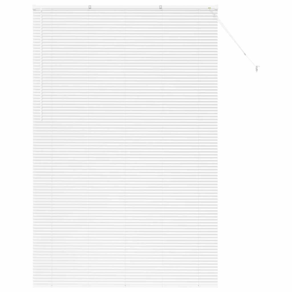 Persienner Hvid 220 x 145 cm 25 mm Aluminium