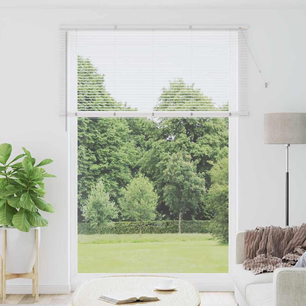 Persienner Hvid 220 x 155 cm 25 mm Aluminium