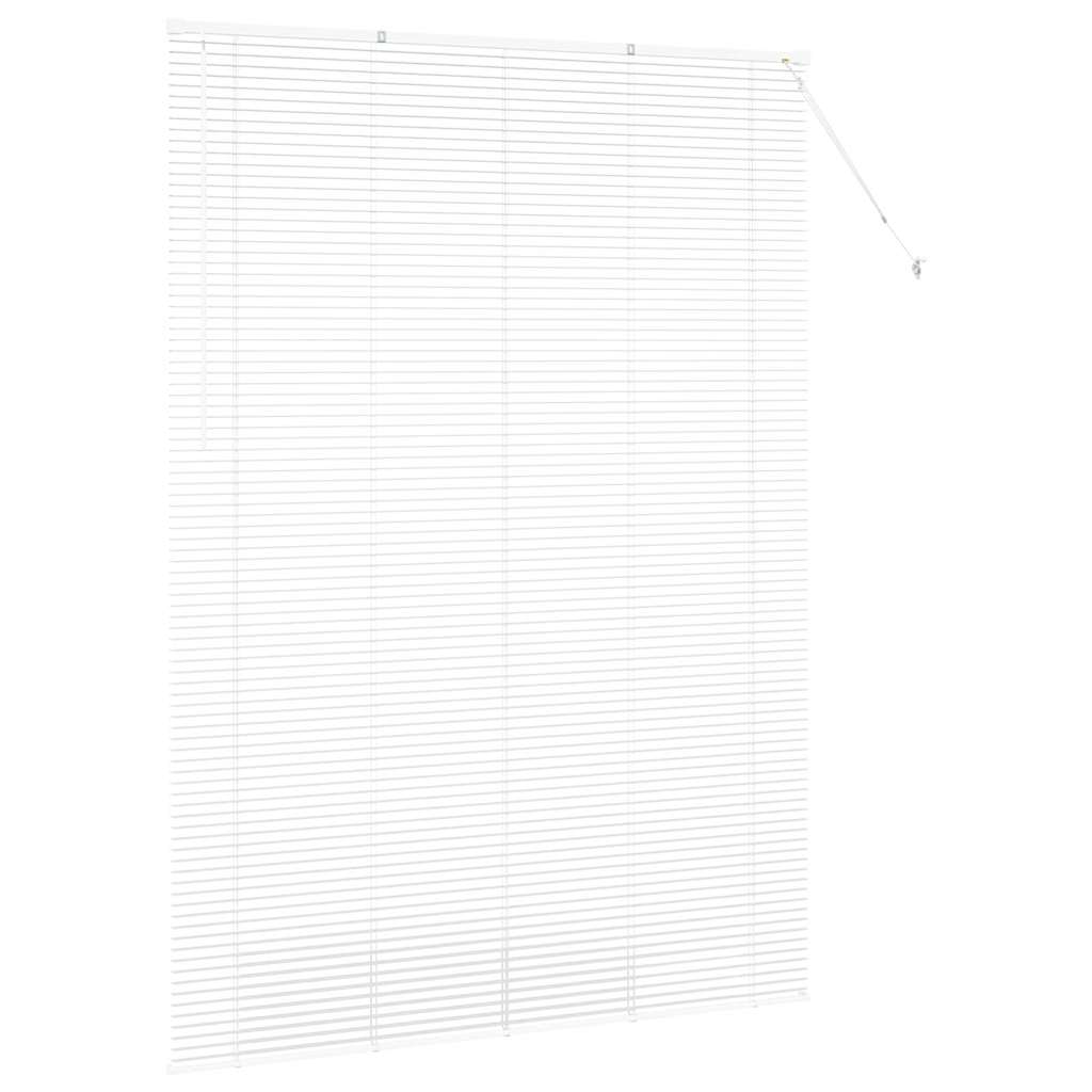 Persienner Hvid 220 x 155 cm 25 mm Aluminium