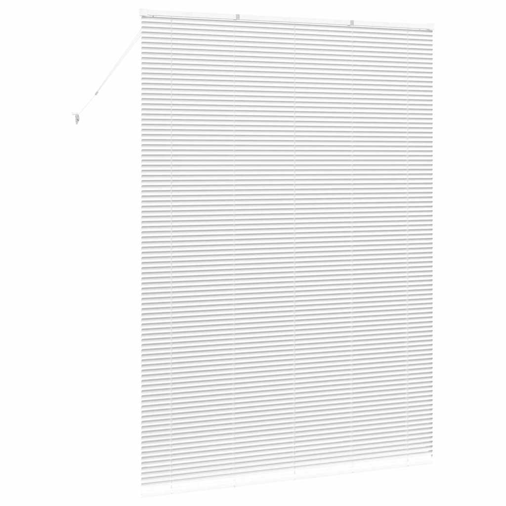 Persienner Hvid 220 x 155 cm 25 mm Aluminium