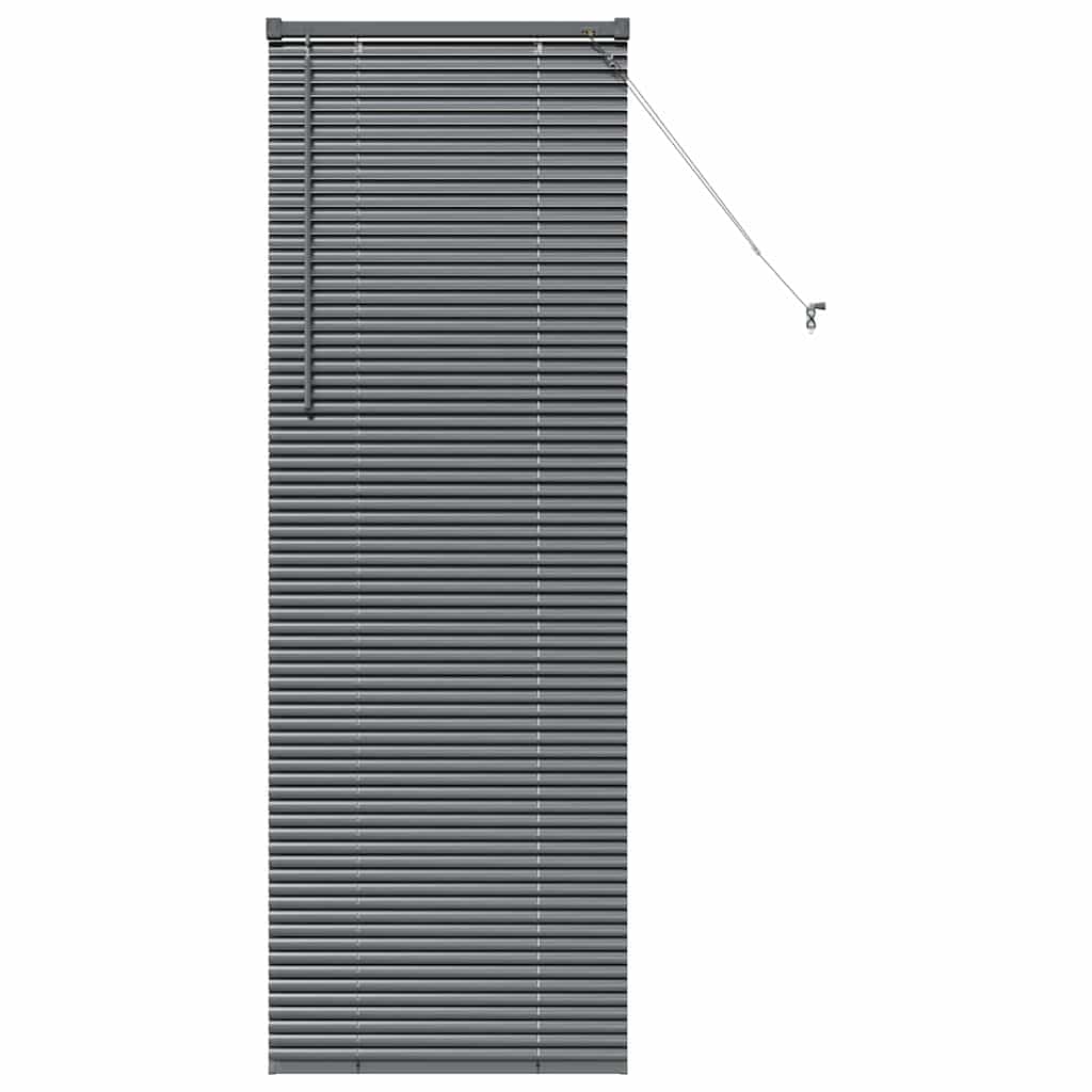 Persienner Mørkegrå 175 x 55 cm 25 mm Aluminium