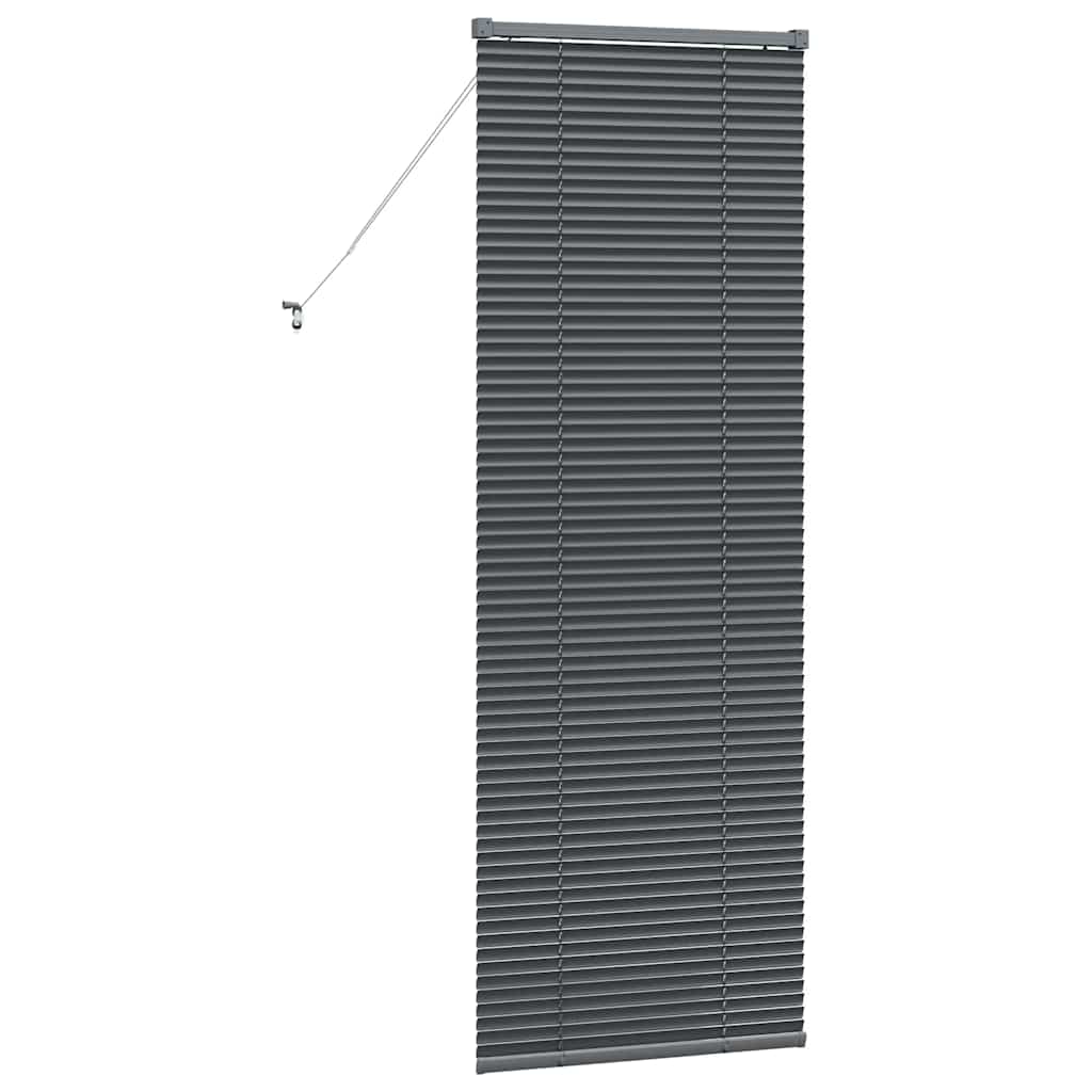 Persienner Mørkegrå 175 x 65 cm 25 mm Aluminium