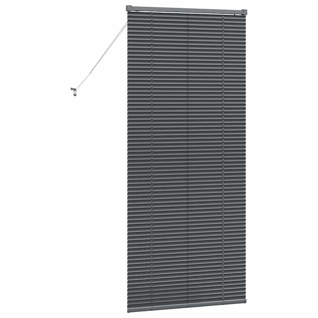 Persienner Mørkegrå 175 x 70 cm 25 mm Aluminium
