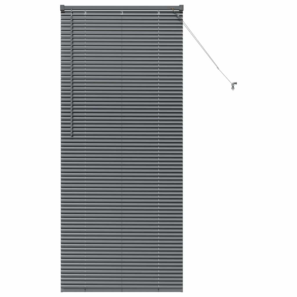 Persienner Mørkegrå 175 x 70 cm 25 mm Aluminium