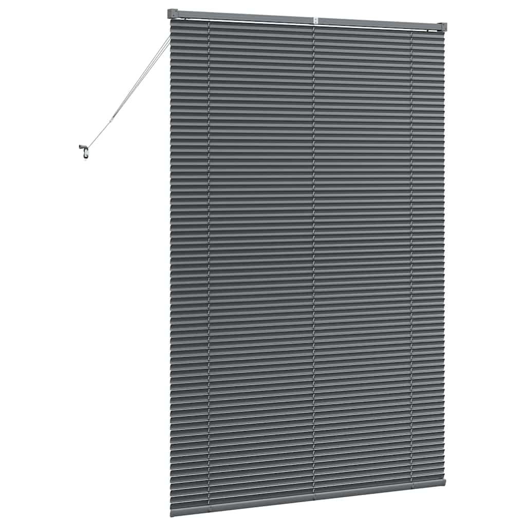 Persienner Mørkegrå 175 x 120 cm 25 mm Aluminium