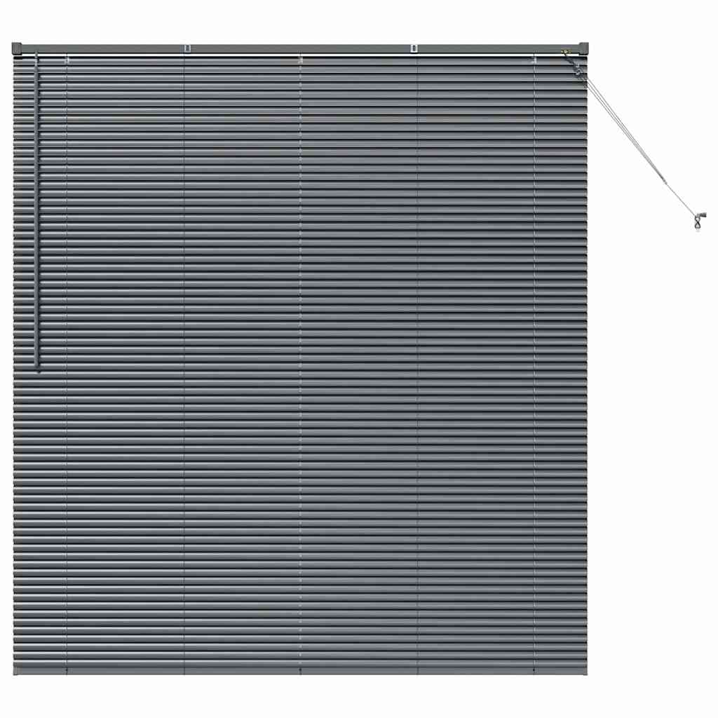 Persienner Mørkegrå 175 x 155 cm 25 mm Aluminium