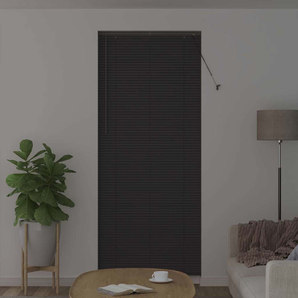 Persienner Mørkegrå 220 x 95 cm 25 mm Aluminium