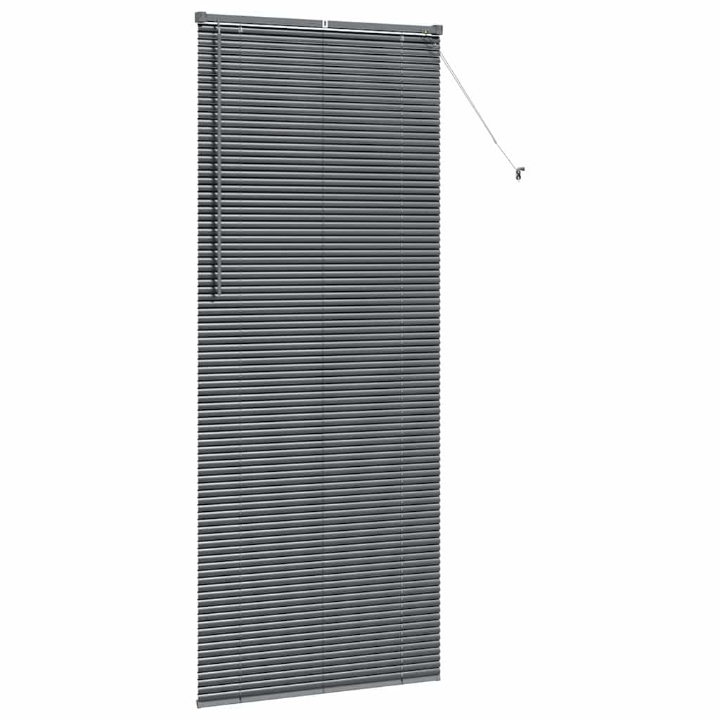 Persienner Mørkegrå 220 x 95 cm 25 mm Aluminium