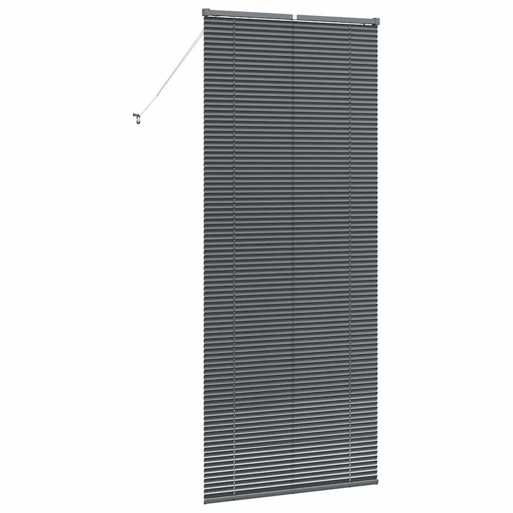 Persienner Mørkegrå 220 x 95 cm 25 mm Aluminium