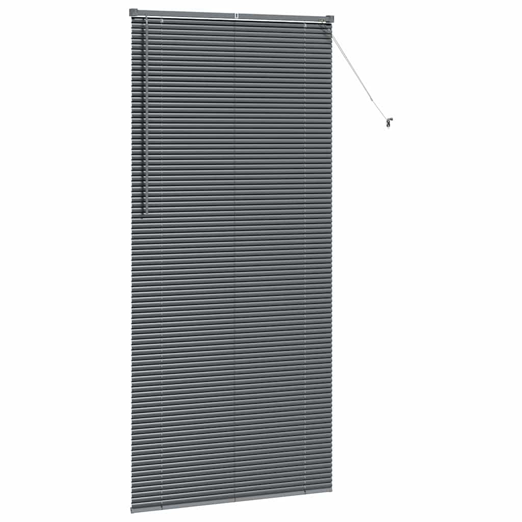 Persienner Mørkegrå 220 x 105 cm 25 mm Aluminium