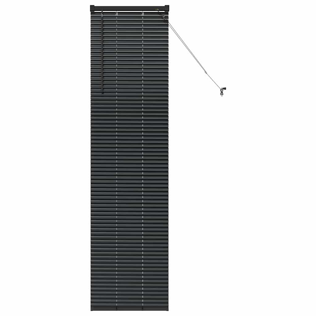 Persienner Sort 175 x 45 cm 25 mm Aluminium
