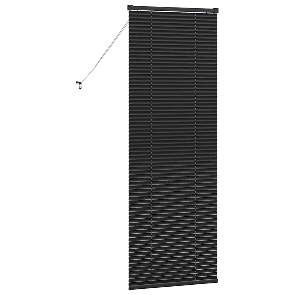 Persienner Sort 175 x 60 cm 25 mm Aluminium