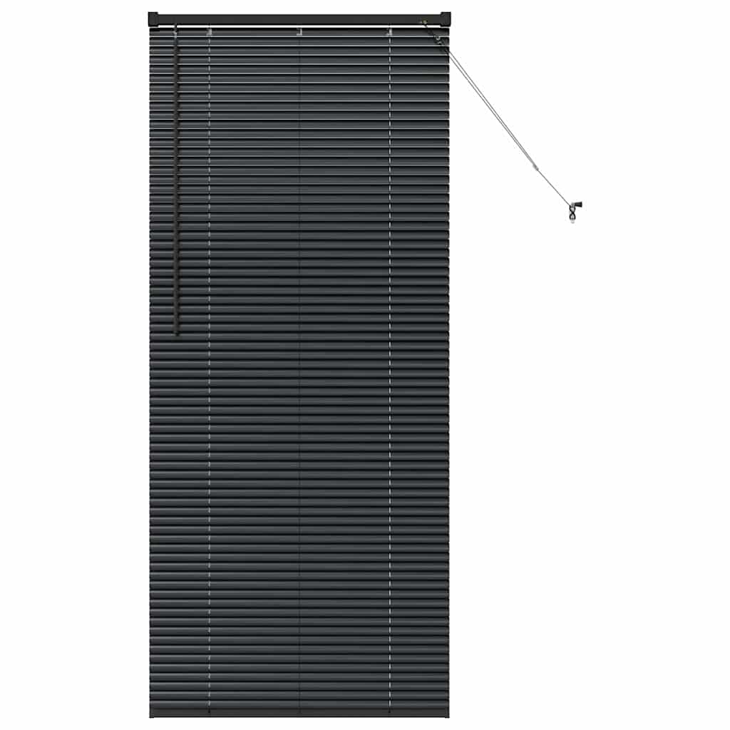 Persienner Sort 175 x 80 cm 25 mm Aluminium