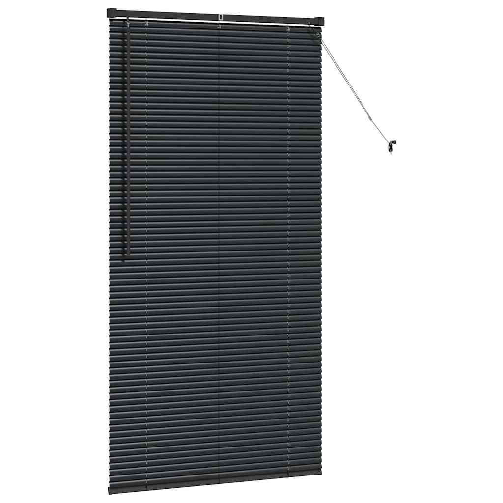 Persienner Sort 175 x 85 cm 25 mm Aluminium