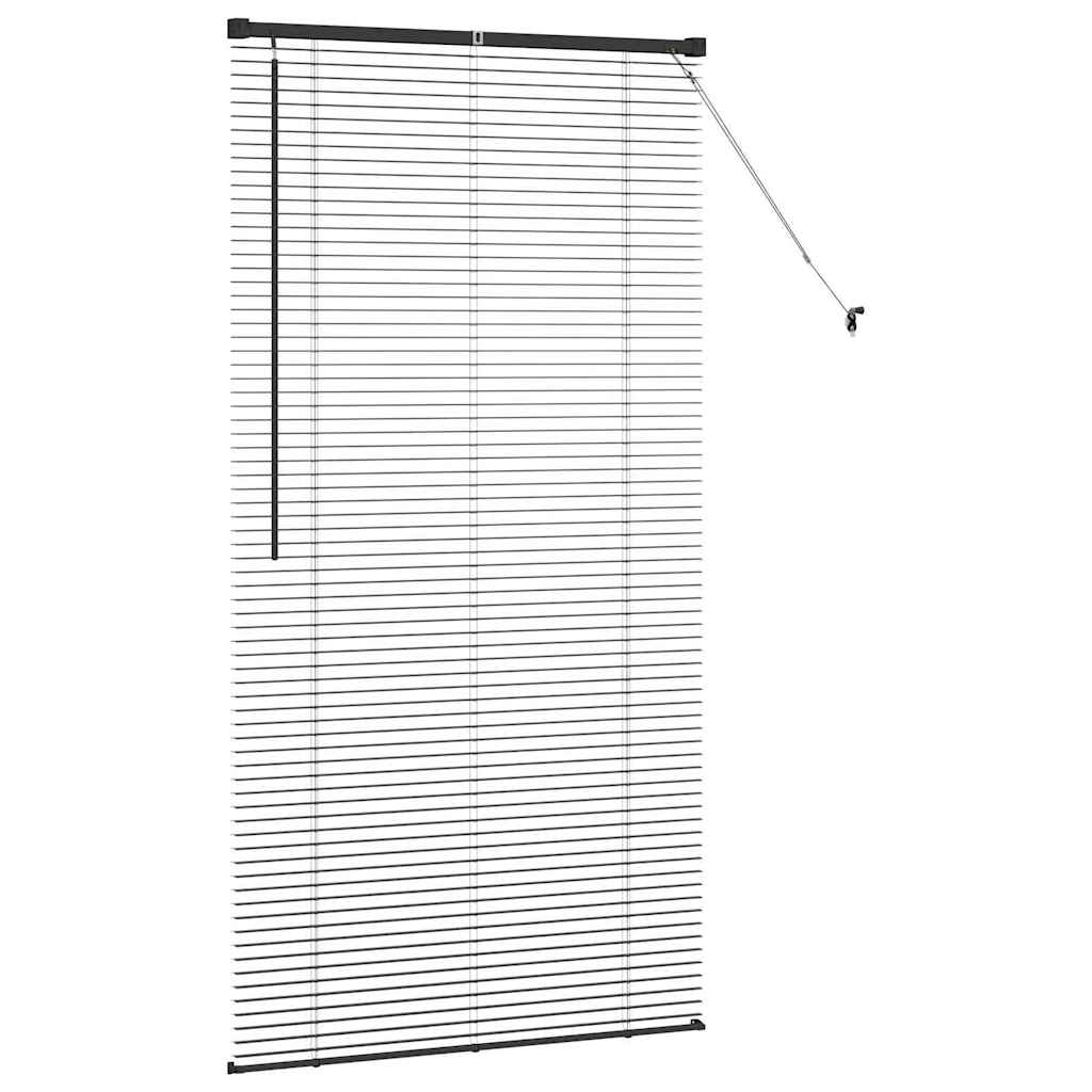 Persienner Sort 175 x 85 cm 25 mm Aluminium