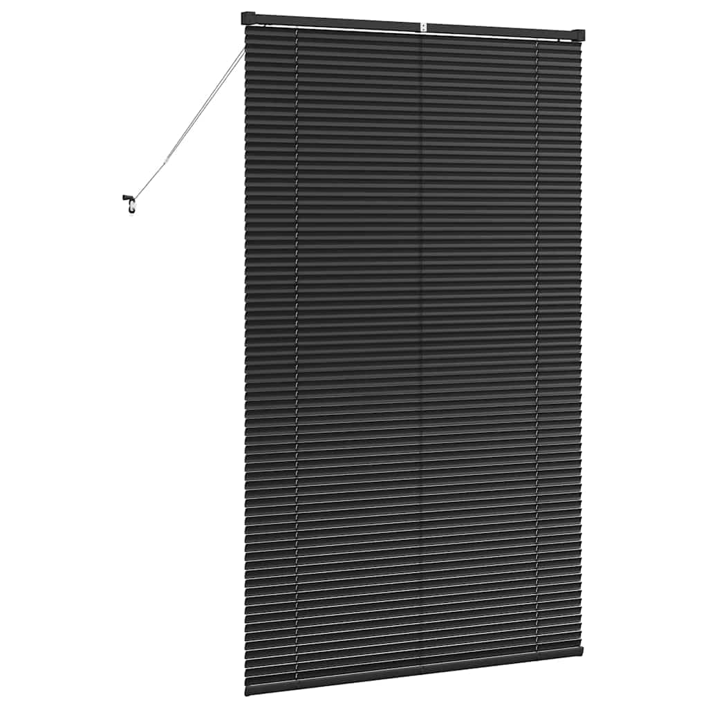 Persienner Sort 175 x 100 cm 25 mm Aluminium