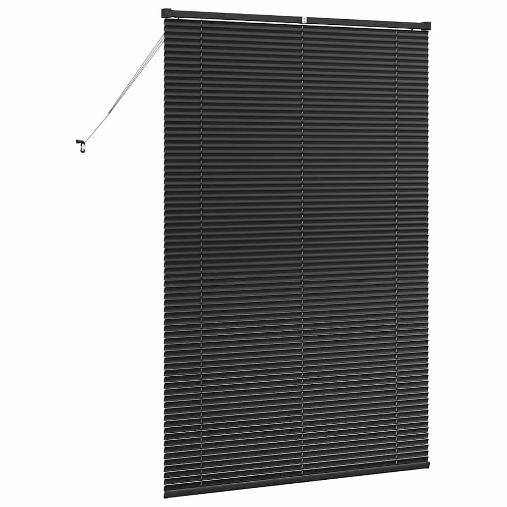 Persienner Sort 175 x 115 cm 25 mm Aluminium