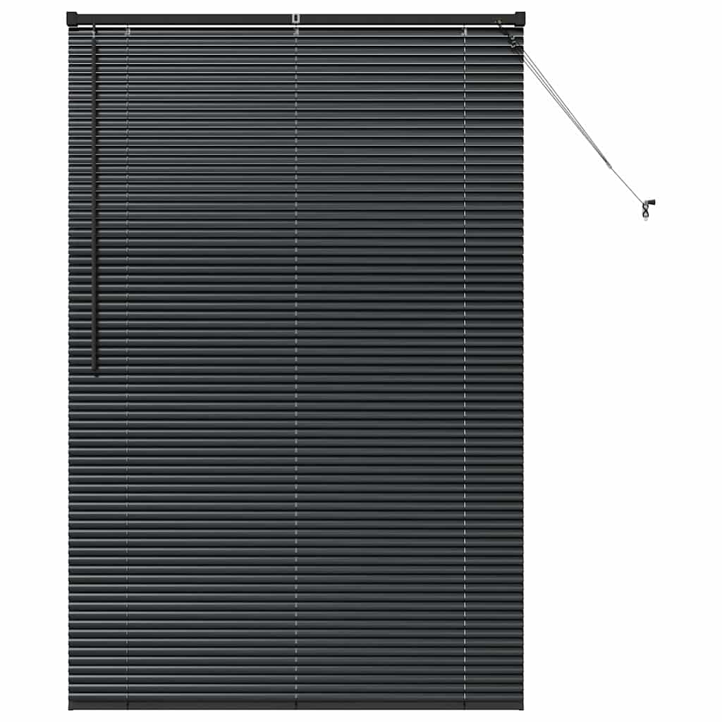 Persienner Sort 175 x 115 cm 25 mm Aluminium