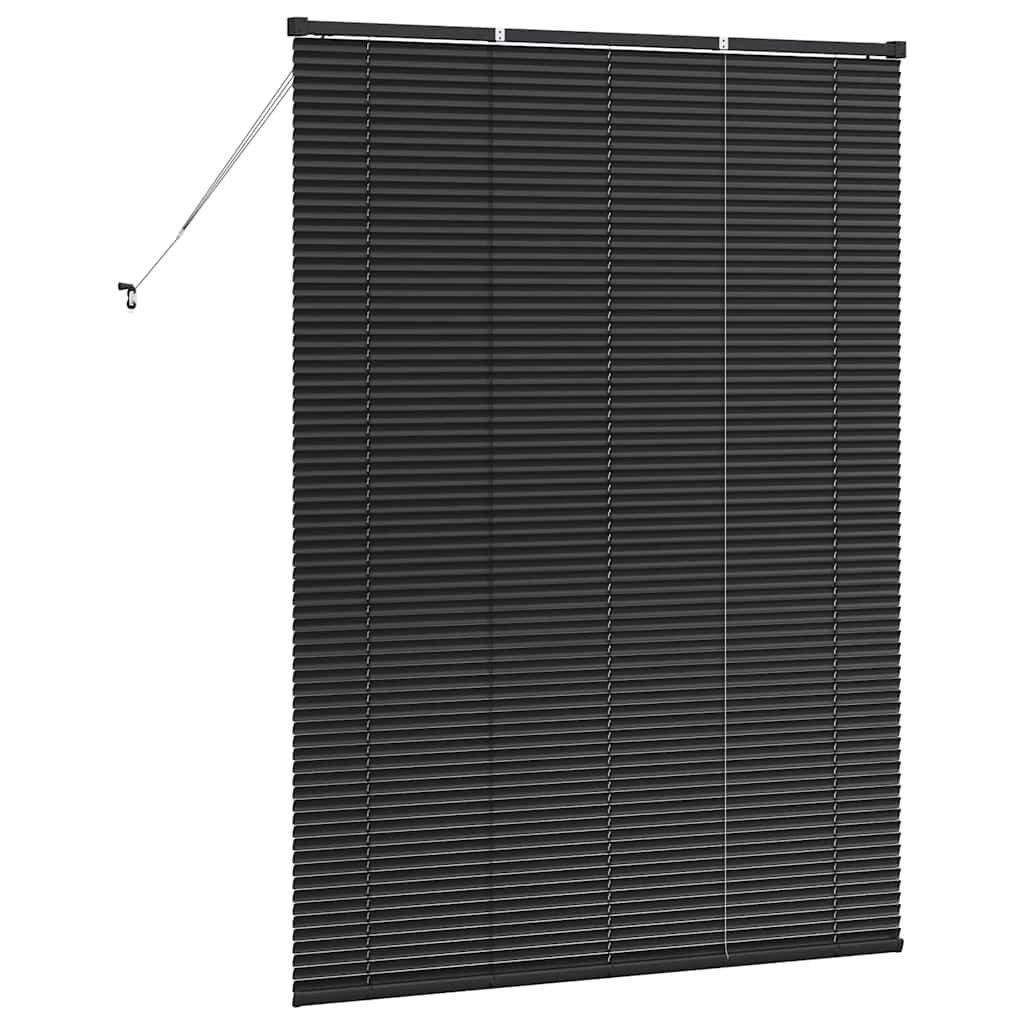 Persienner Sort 175 x 125 cm 25 mm Aluminium