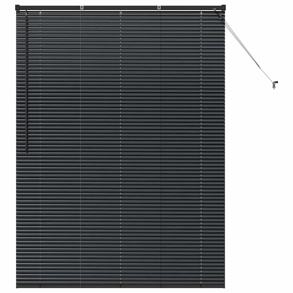 Persienner Sort 175 x 125 cm 25 mm Aluminium