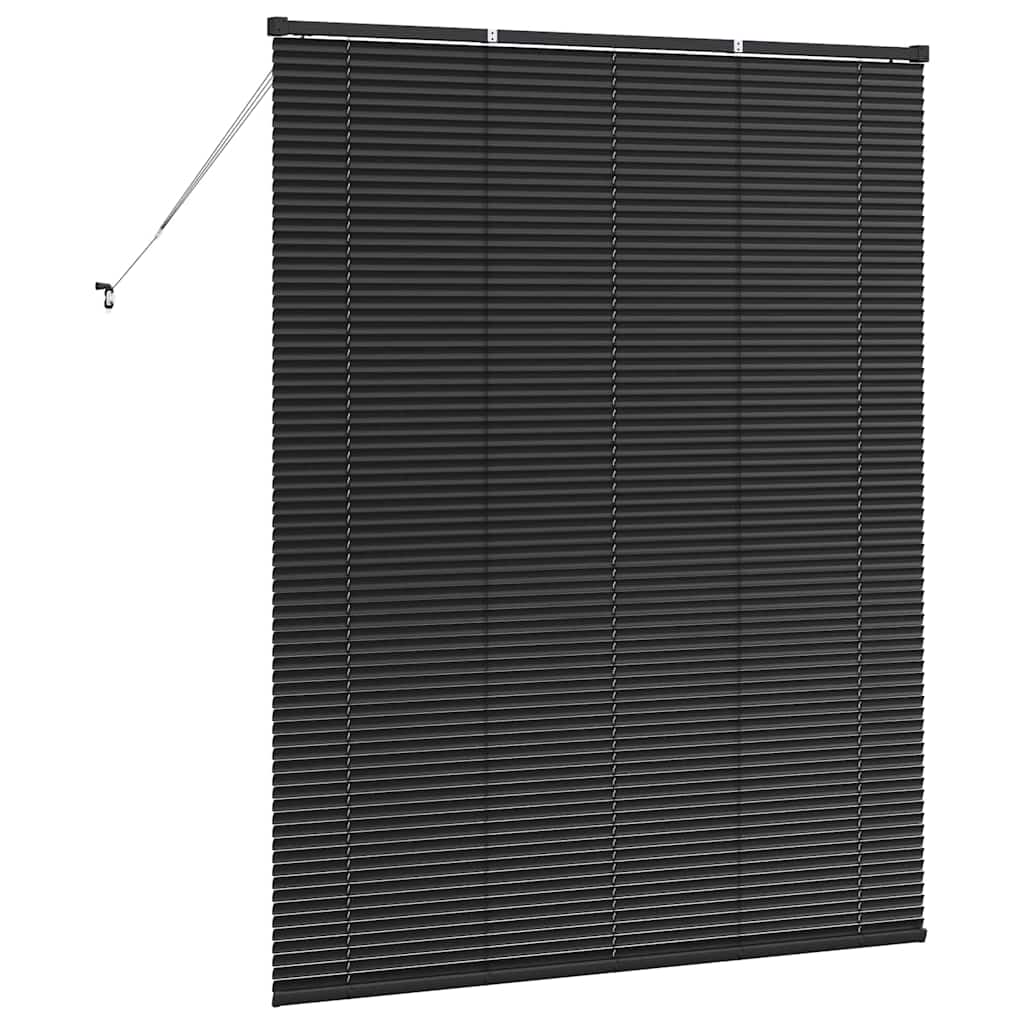 Persienner Sort 175 x 140 cm 25 mm Aluminium