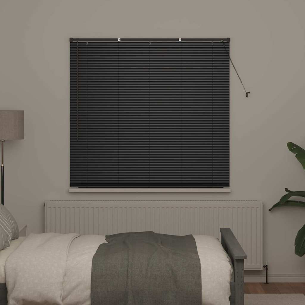 Persienner Sort 175 x 145 cm 25 mm Aluminium