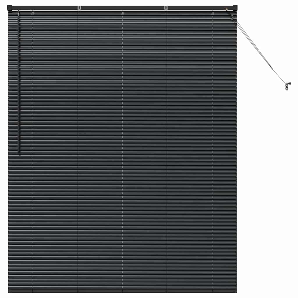 Persienner Sort 175 x 145 cm 25 mm Aluminium