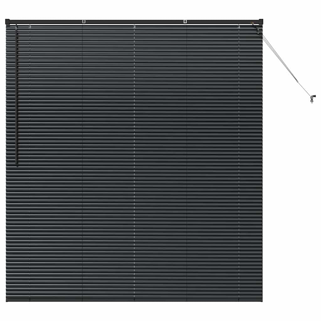 Persienner Sort 175 x 155 cm 25 mm Aluminium