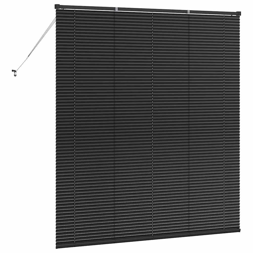 Persienner Sort 175 x 160 cm 25 mm Aluminium