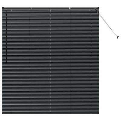 Persienner Sort 175 x 160 cm 25 mm Aluminium