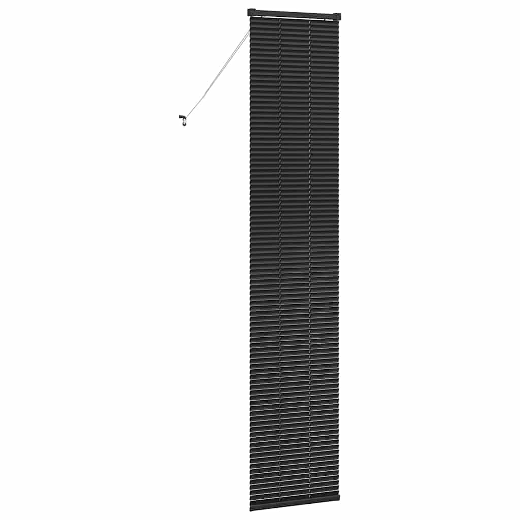Persienner Sort 220 x 40 cm 25 mm Aluminium