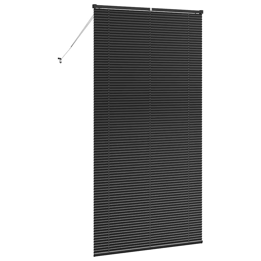 Persienner Sort 220 x 115 cm 25 mm Aluminium